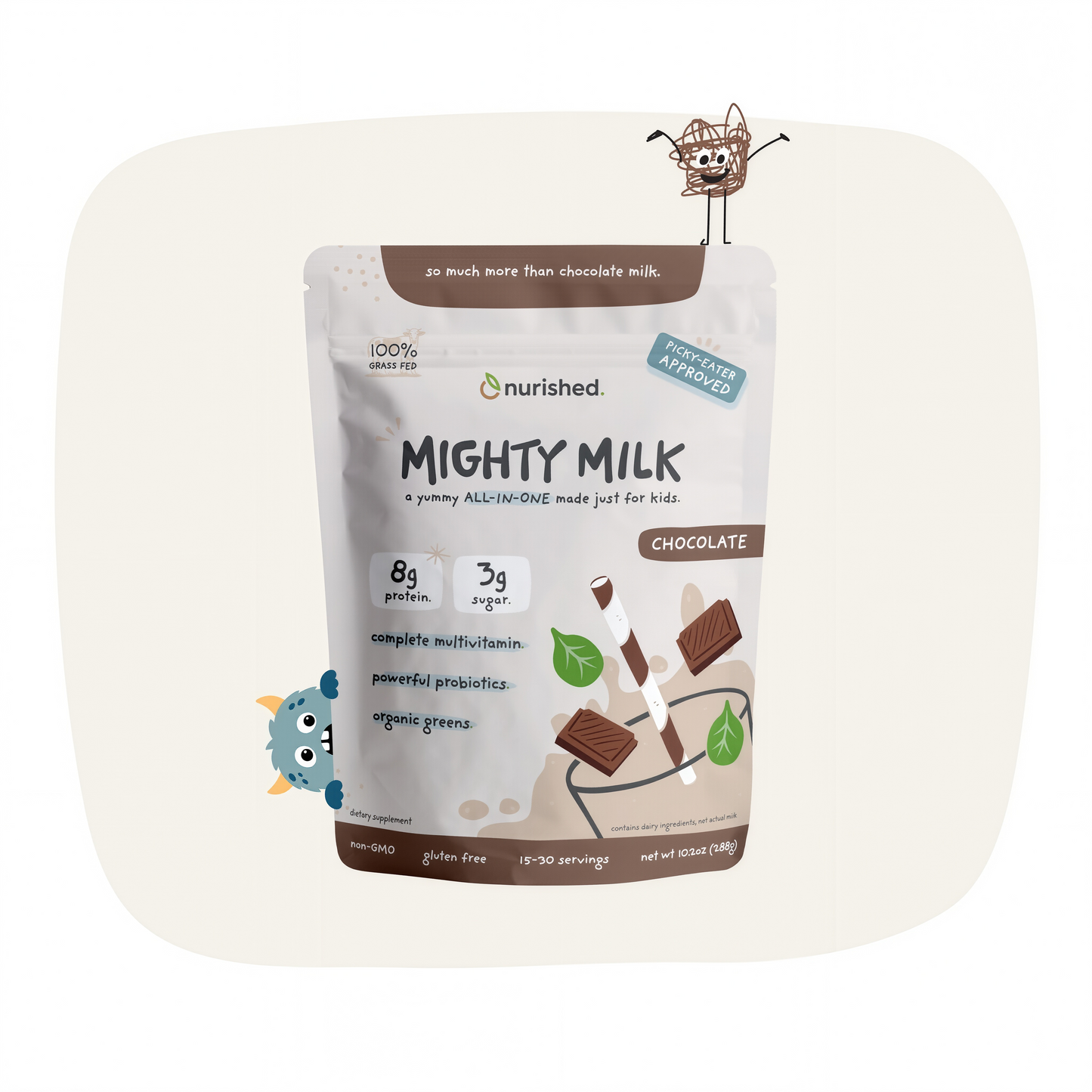 Nurished Kids Mighty Milk 15-30 Servings
