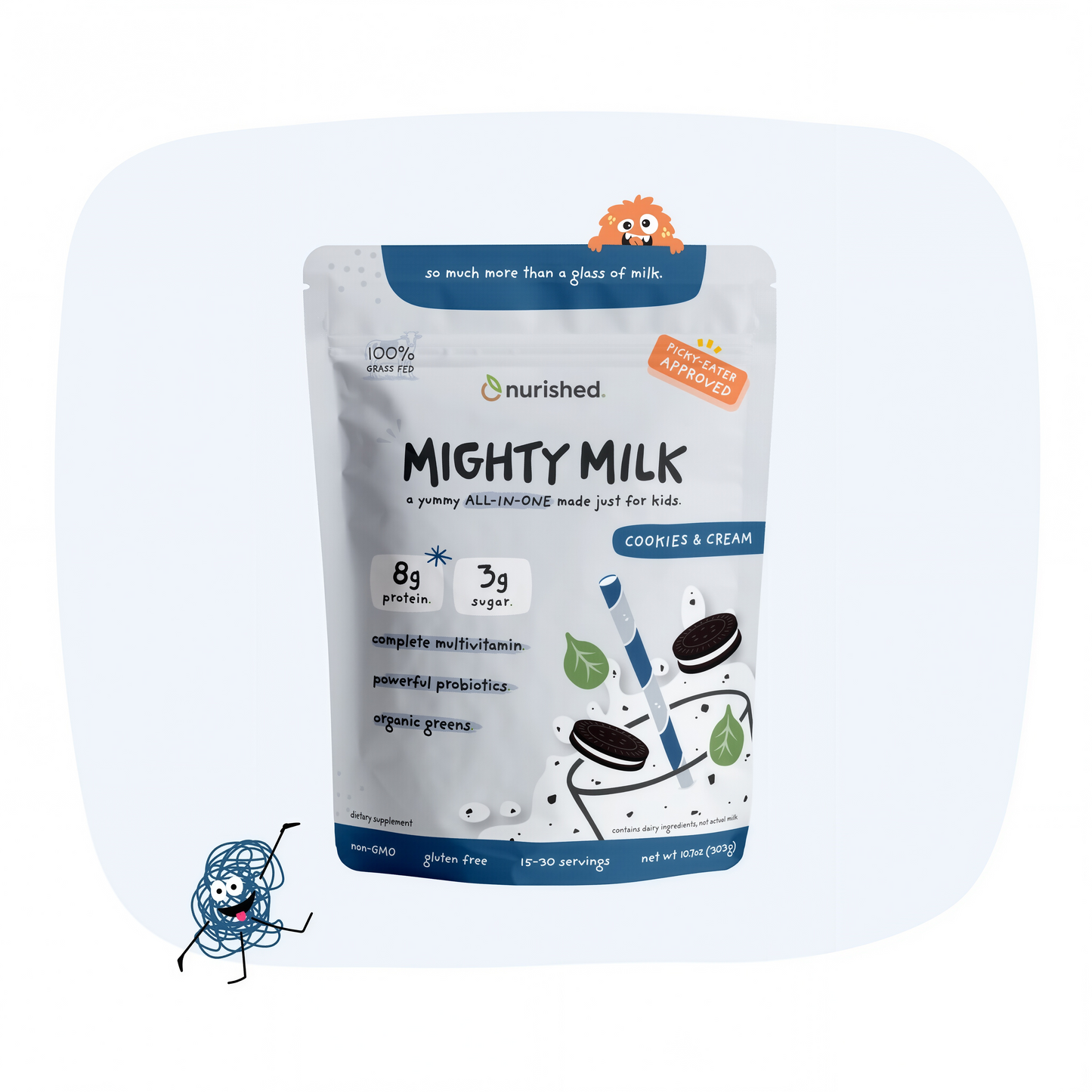 Nurished Kids Mighty Milk 15-30 Servings