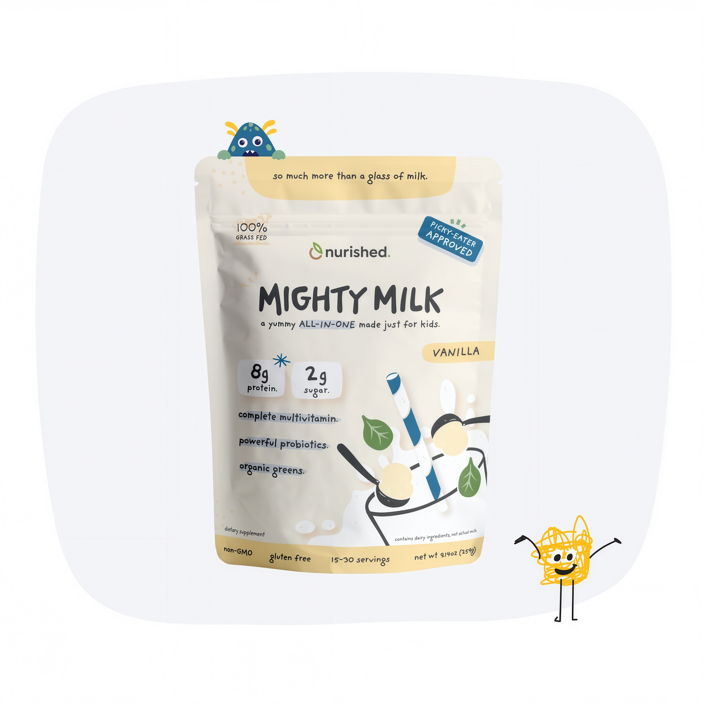 Nurished Kids Mighty Milk 15-30 Servings
